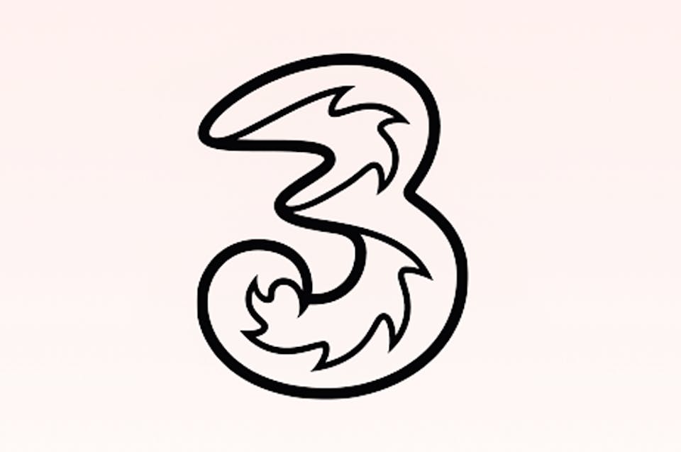 The Three Mobile logo.